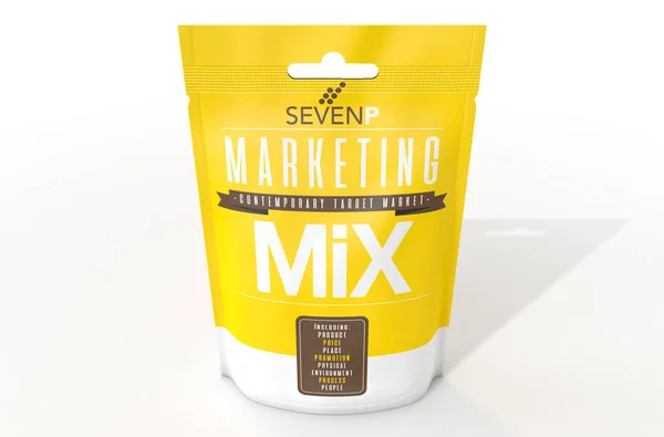 Marketing Mix 7 P's — Stock Photo, Image