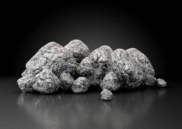 Coleção Nugget de minério de ferro — Fotografia de Stock