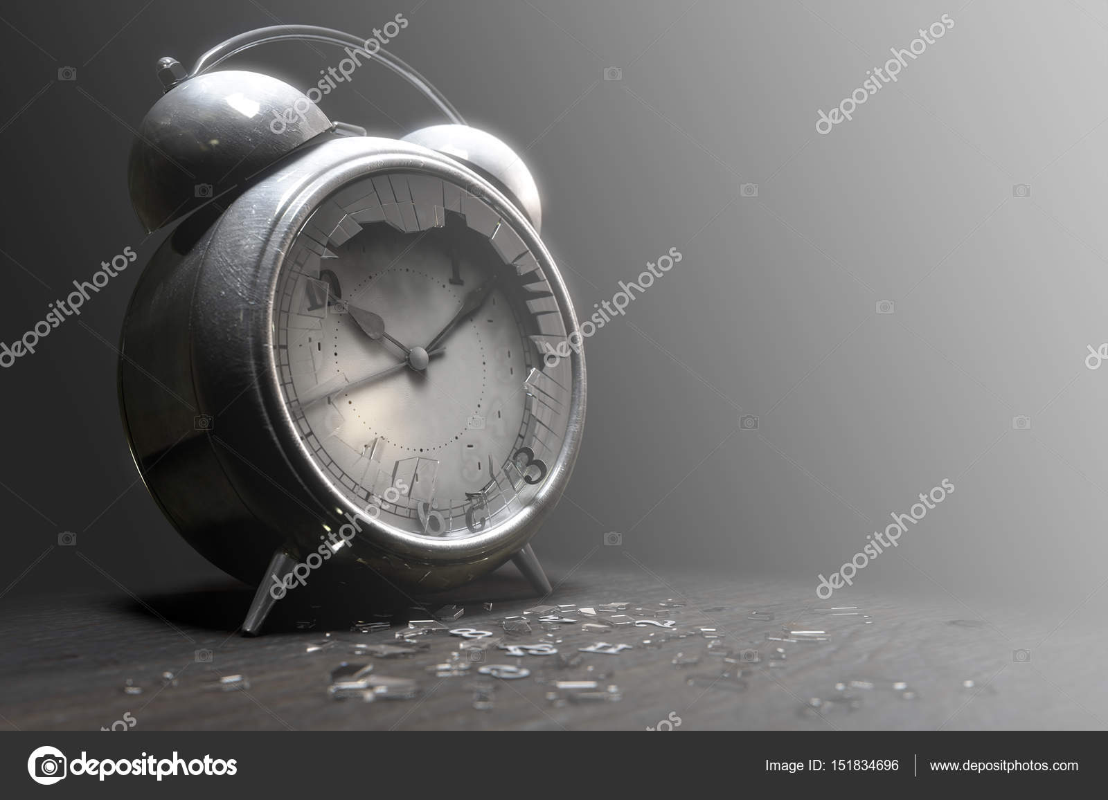 Table Clock Time Run Out — Stock Photo © albund #151834696, image size:1600x1156