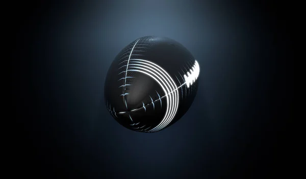 Futuristické Neon Sport míč — Stock fotografie