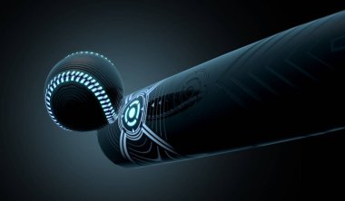 Fütüristik yarasa çarpıcı topu