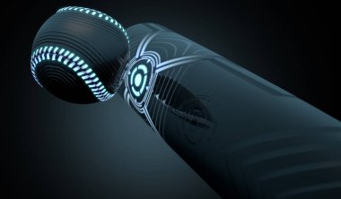 Fütüristik yarasa çarpıcı topu