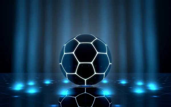 Ball On Spotlit Stage — Stock Photo, Image