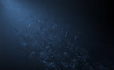 Soyut fütüristik bitkiler