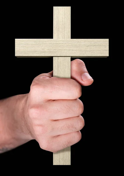 Crucifijo de mano — Foto de Stock