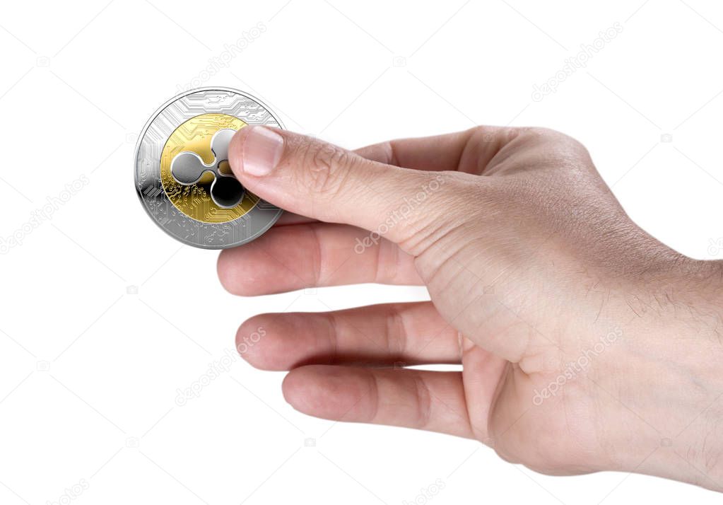 Hand And Bitcoin
