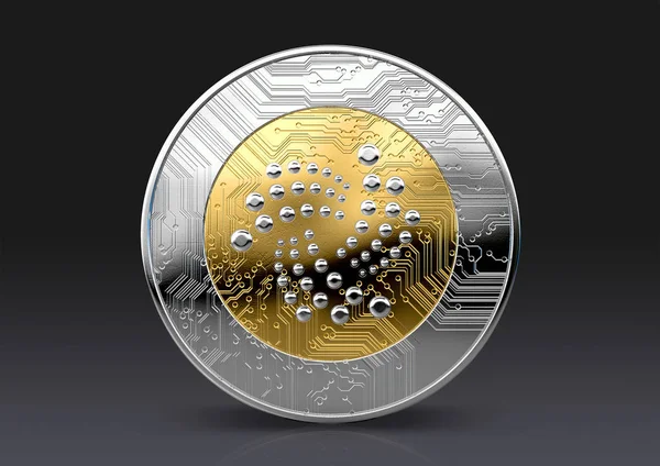 Криптовалютные физические монеты — стоковое фото