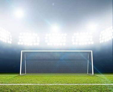 Spor Stadyumu ve futbol gol
