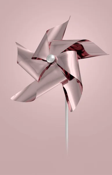 Rose Gold Pinwheel — Stock Photo, Image