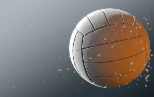 Volleyboll i flykten — Stockfoto