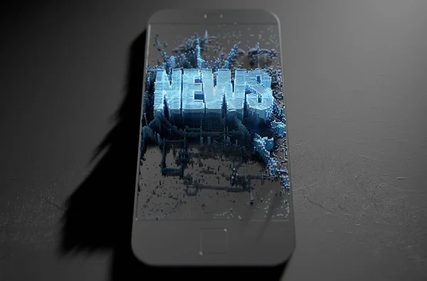 News Cloner Smartphone — Stock Photo, Image