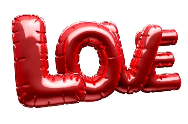 Love Inflatable Balloons — Stock Photo, Image