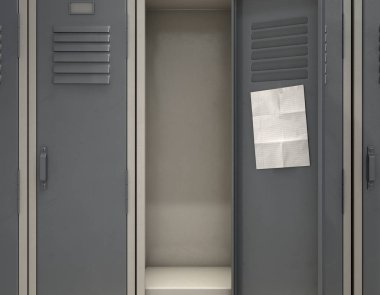 Boş Not shool Locker