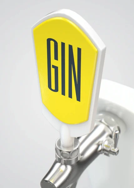 Gin alla spina Spigot — Foto Stock