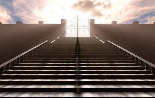 Le scale verso le porte del cielo — Foto Stock