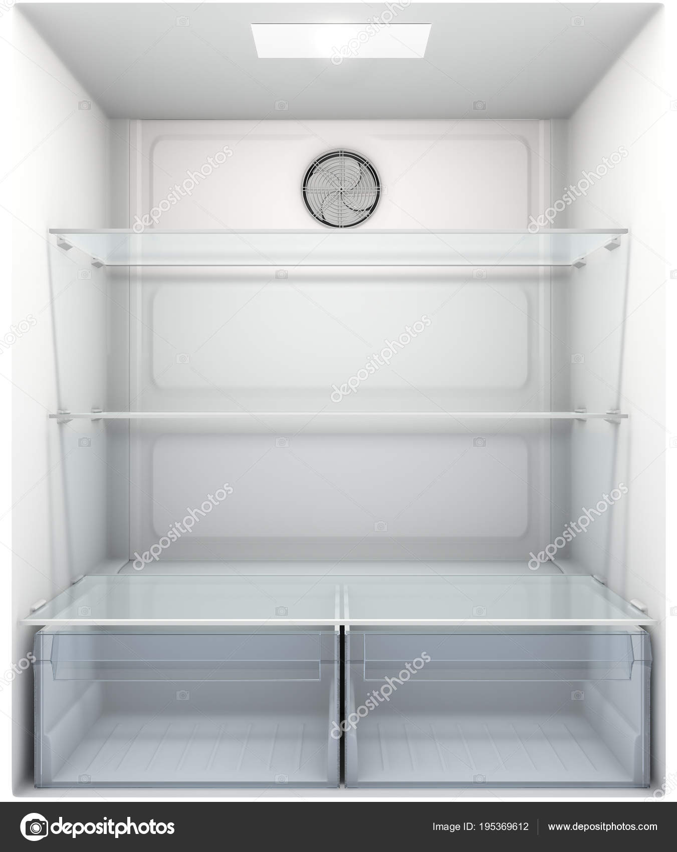 inside a refrigerator
