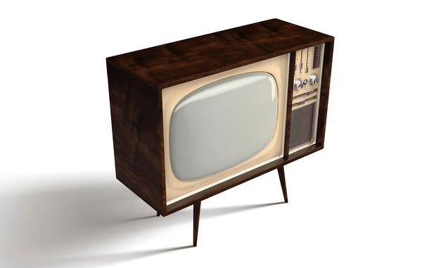 Televisão vintage — Fotografia de Stock