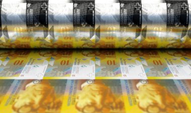 İsviçre Frangı Notları Yazdırılıyor