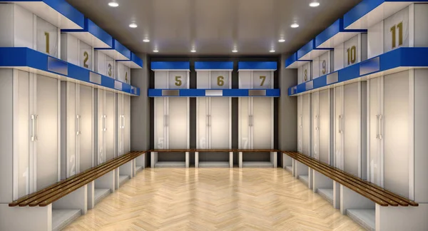 Sports Locker Room — Stock Photo, Image