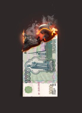 Ruble Yanan Para Notu