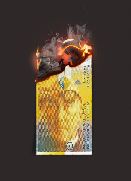 Банкнота Франка Горящего
