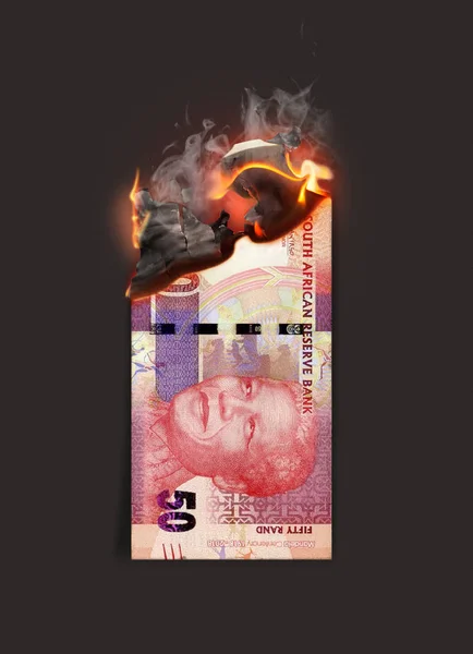 Vypalovací bankovka - pás — Stock fotografie