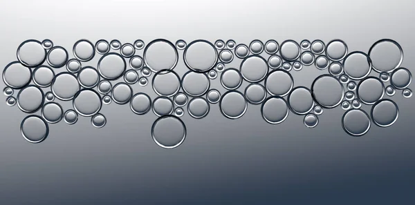 Molecules Underneath Gather — Stock Photo, Image