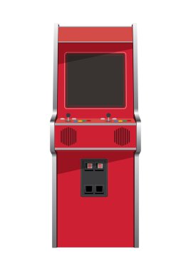 Eski bir atari makinesi.