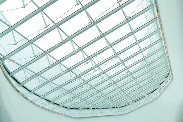 Struttura Soffitto Del Centro Commerciale Uprisen View Sfondo Concetto Decorazione — Foto Stock