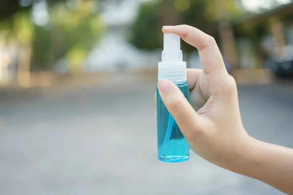 Germ Virus Bacteria Cleanser Made Alcohol Cleaning Properties Safety Reduce — Stock Photo, Image