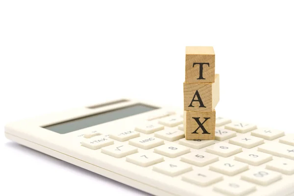 Platba Roční Příjem Tax Rok Kalkulačce Použít Jako Pozadí Obchodní — Stock fotografie