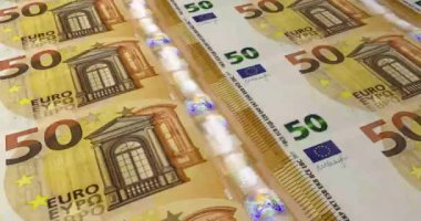 50 Euro basım. Döngü görüntüleri, 3 boyutlu illüstrasyon