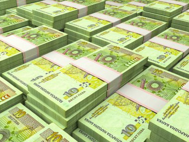 Bulgaristan'ın parası. Bulgar banknotları arka plan