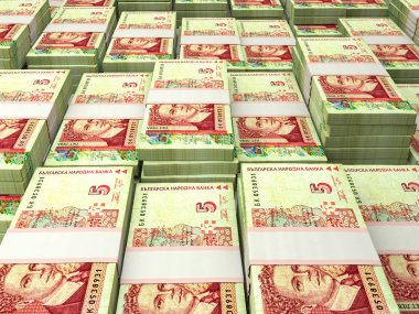 Bulgaristan'ın parası. Bulgar banknotları arka plan