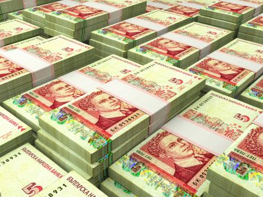 Bulgaristan'ın parası. Bulgar banknotları arka plan