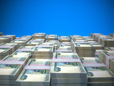 Rur. Rus parası. Rus Federasyonu Rublesi. Finansal gerileme