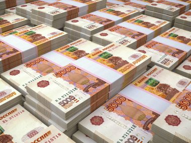 Rur. Rus parası. Rus Federasyonu Rublesi. Finansal gerileme