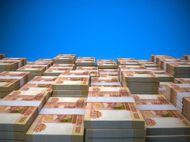 Rur. Rus parası. Rus Federasyonu Rublesi. Finansal gerileme