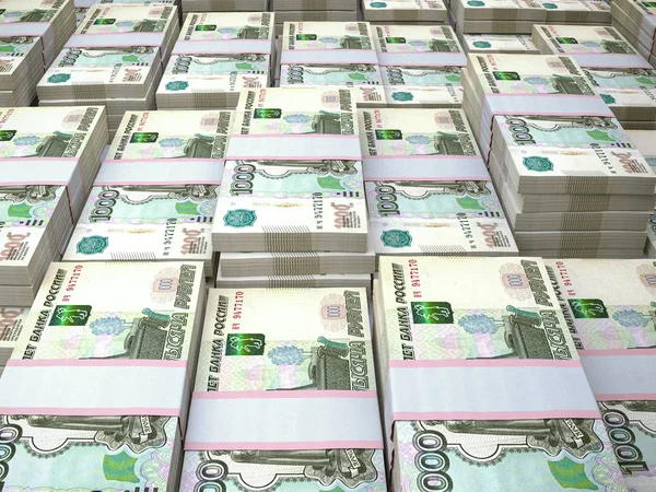ルールだロシア通貨。ロシア連邦崩壊。財政のバックグロ — ストック写真