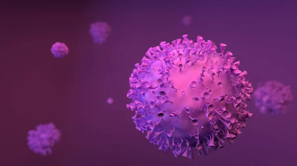 Koronawirus Kontekst Wirusów Wirusy Grypy Kolorowym Tle Ilustracja — Zdjęcie stockowe