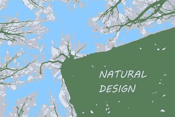 Ilustración del diseño natural — Vector de stock