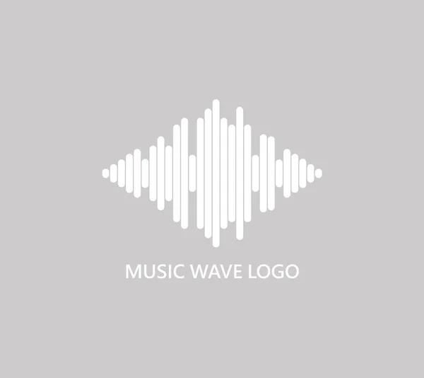 Logo de musique wave — Image vectorielle