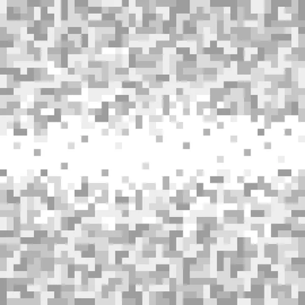 Mosaico fundo com equalizador de pixels cinza branco — Fotografia de Stock