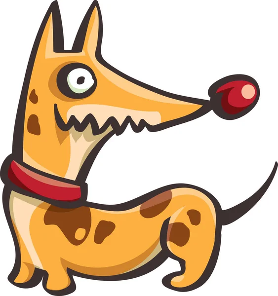 有趣的斑点狗 — 图库矢量图片