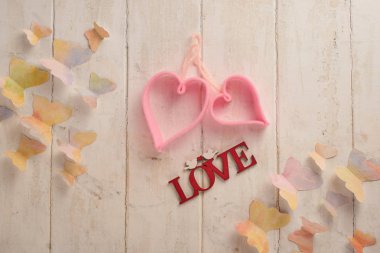 Sevgililer günü kalp doku