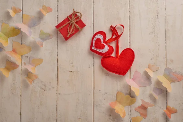 Valentine Day Heart Texture — Stock Photo, Image