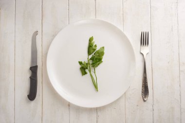 plaka tahtaya yeşillikleri ile