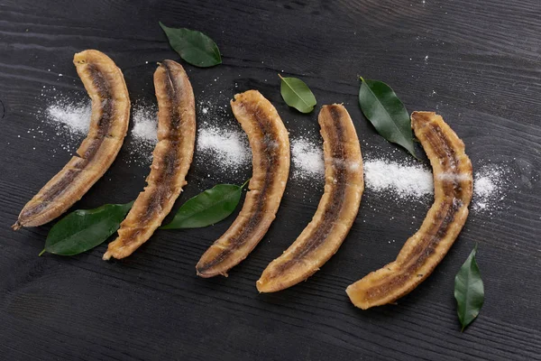 Bananas Assadas Açúcar — Fotografia de Stock