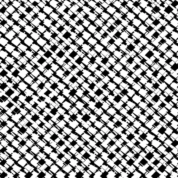Černá a bílá deformovat pestré abstraktní pozadí — Stockový vektor