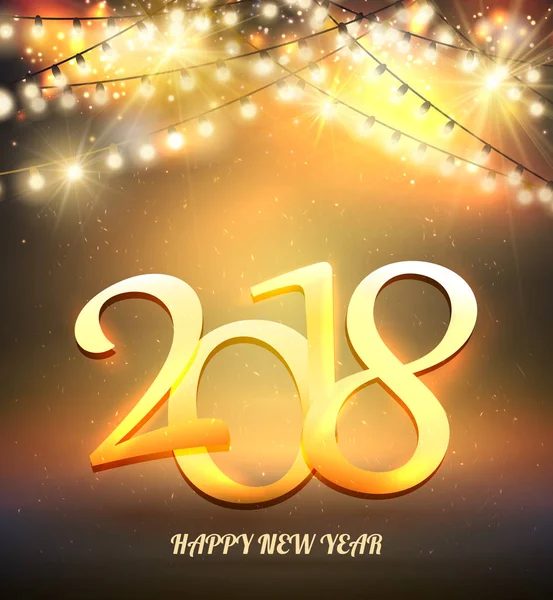 Garland Parlatıcı. Arka plan ışığı ile tebrik